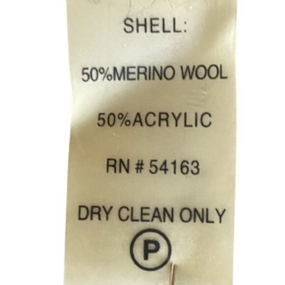 Calvin Klein Cap Sleeve Cowl Neck Cable Knit Wool Blend Sweater Dress Sz XS - Picture 7 of 7